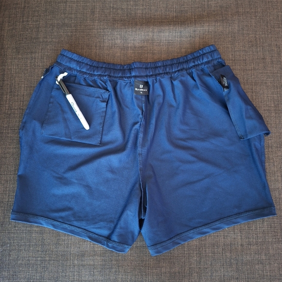 BlitzBeatz Mid-Length Navy Blue Shorts - Picture 6 of 10
